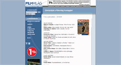 Desktop Screenshot of filmvilag.hu