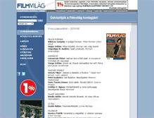 Tablet Screenshot of filmvilag.hu